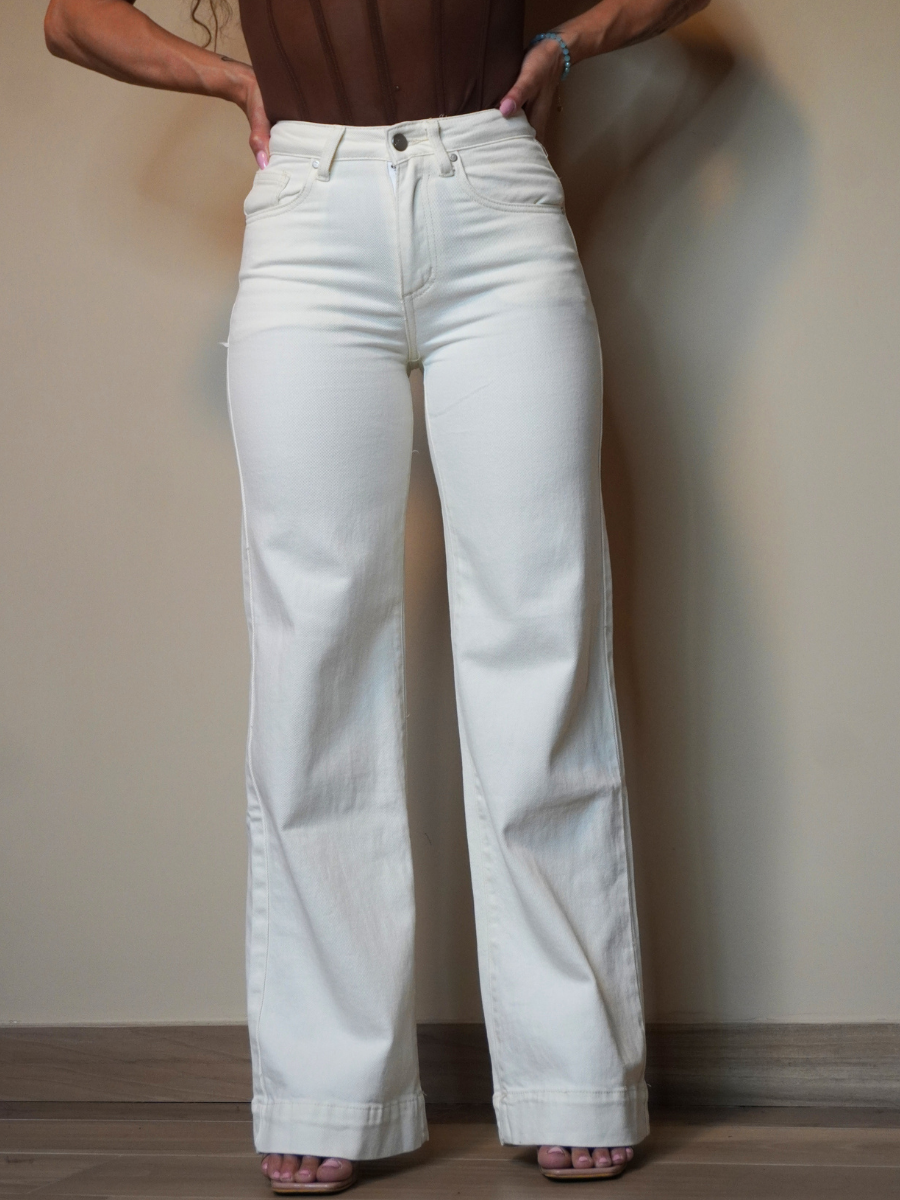 Jeans Palazzo burro