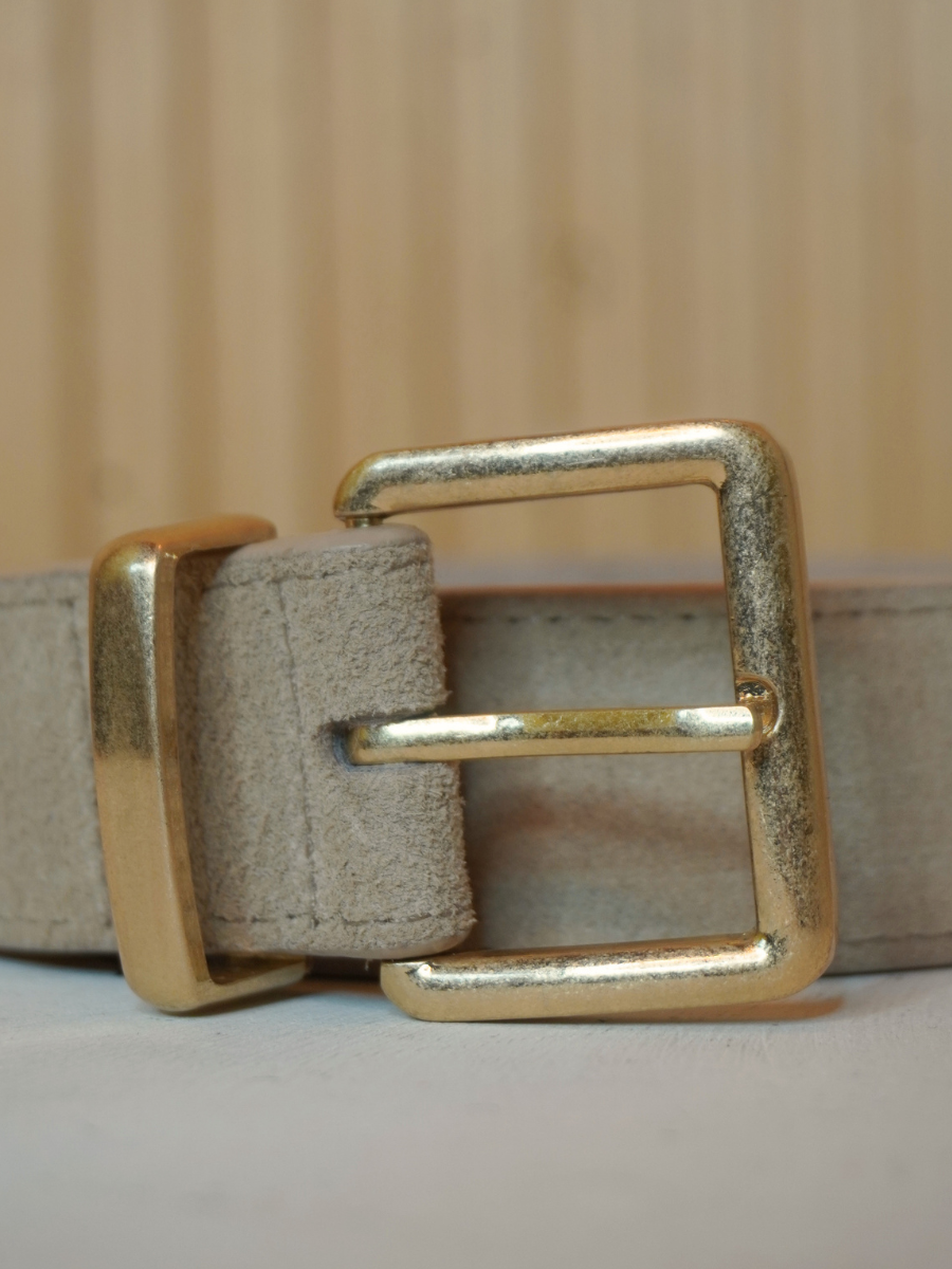 Cintura in pelle scamosciata