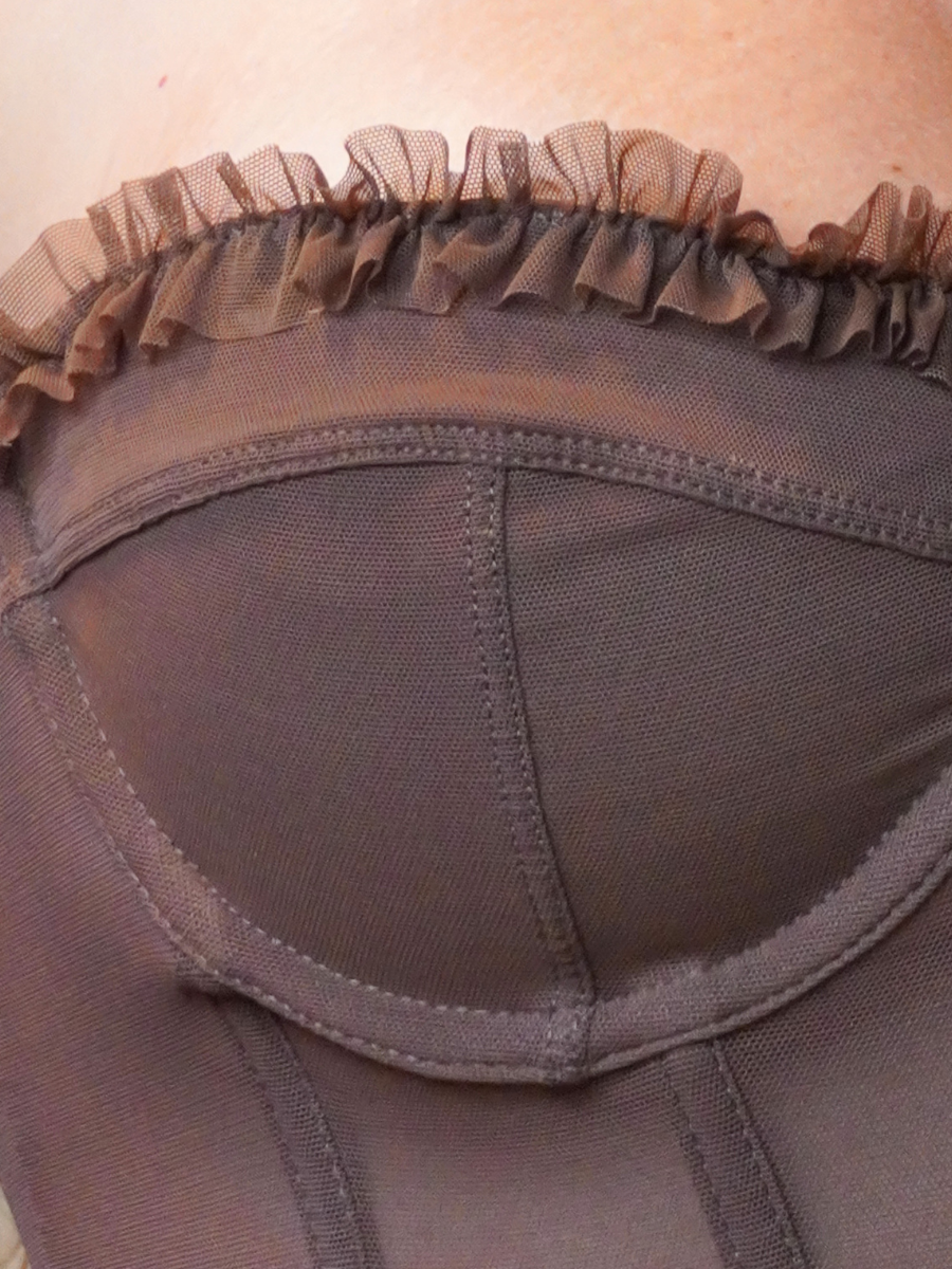 Corpetto in Tulle Elasticizzato