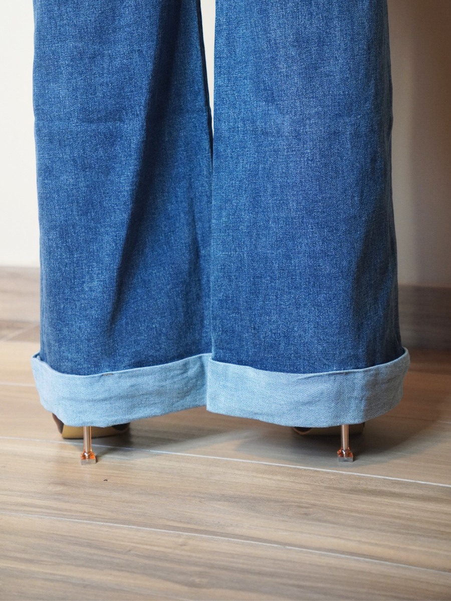 Jeans Palazzo Cuff