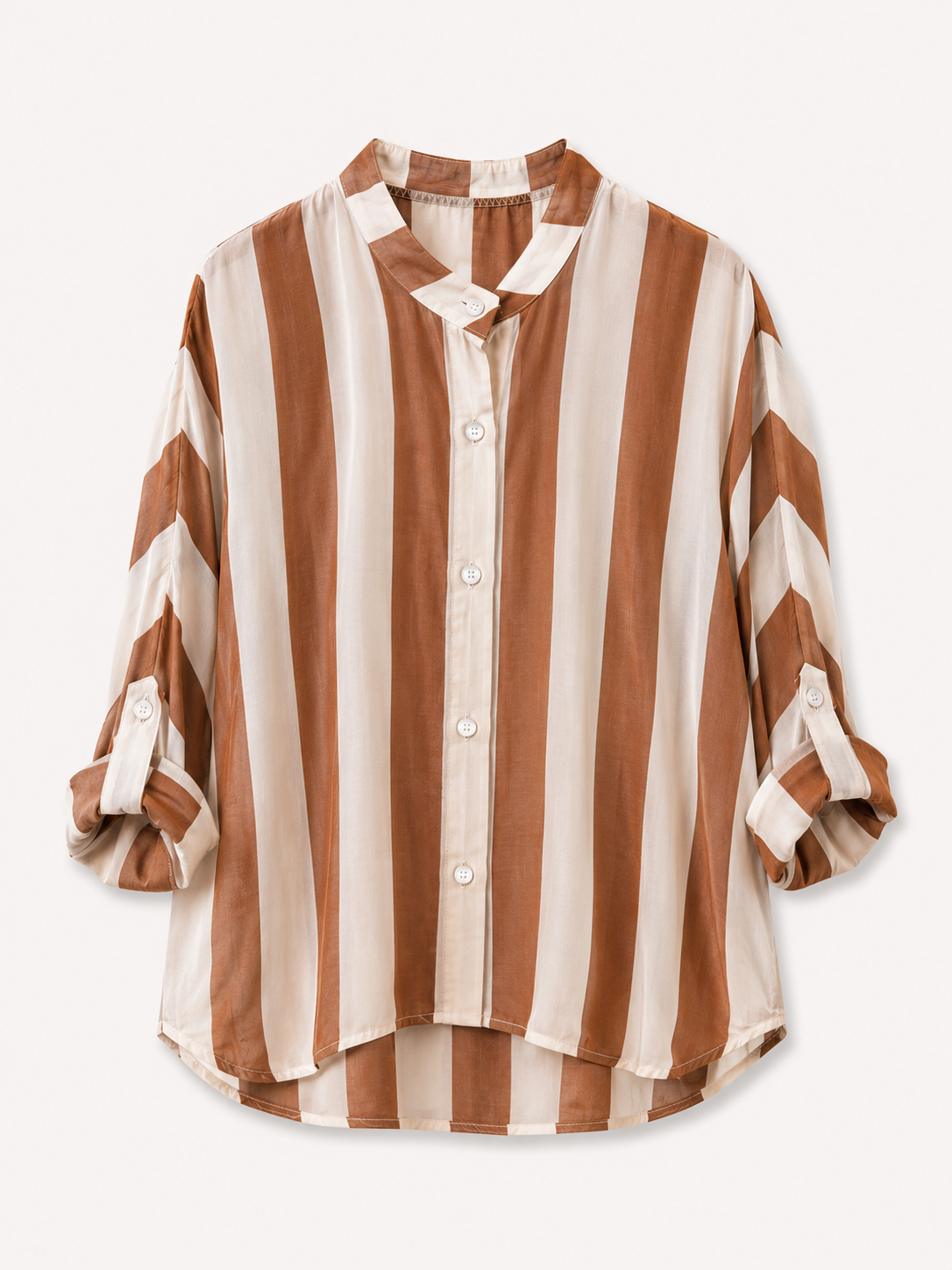 Camicia a righe 100%Cotone