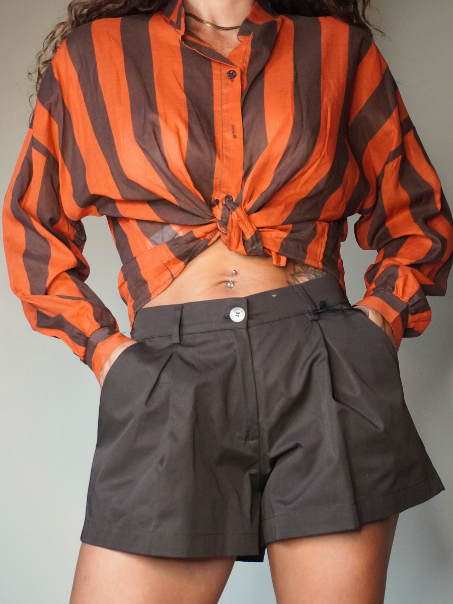 Camicia a Righe 100%Cotone
