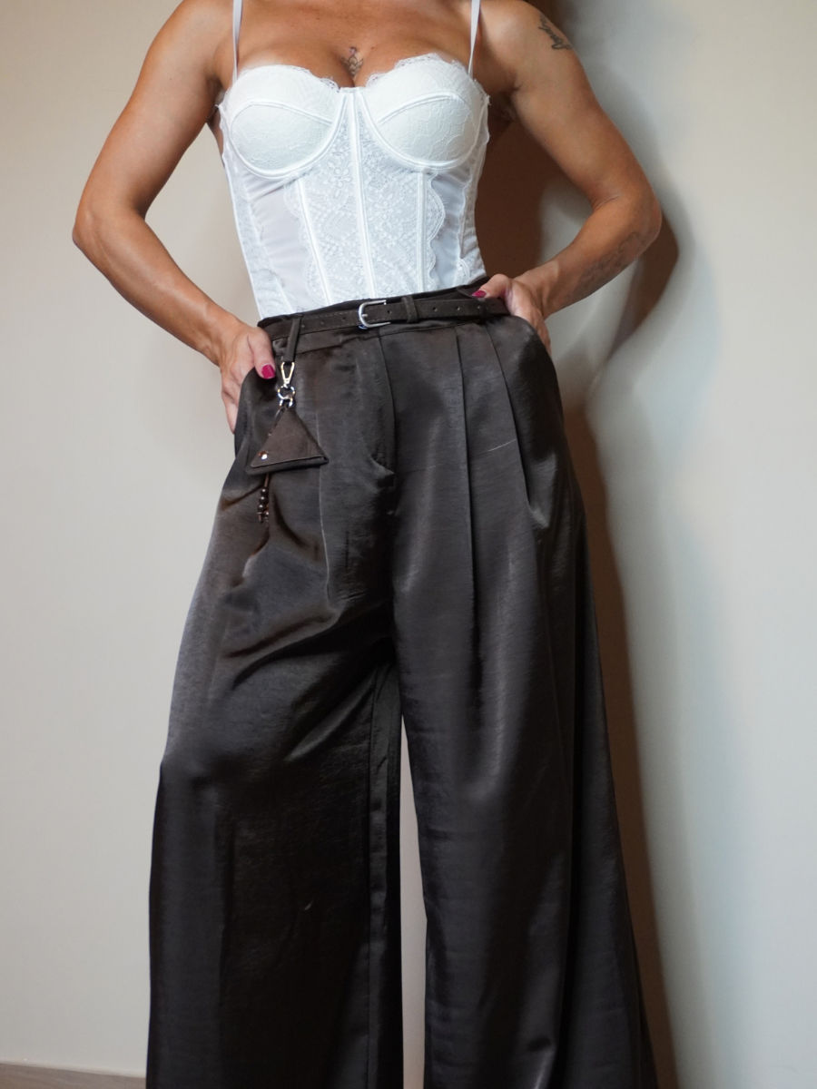 Pantalone Palazzo Satin