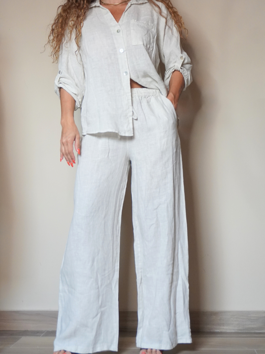 Coordinato 100%Lino