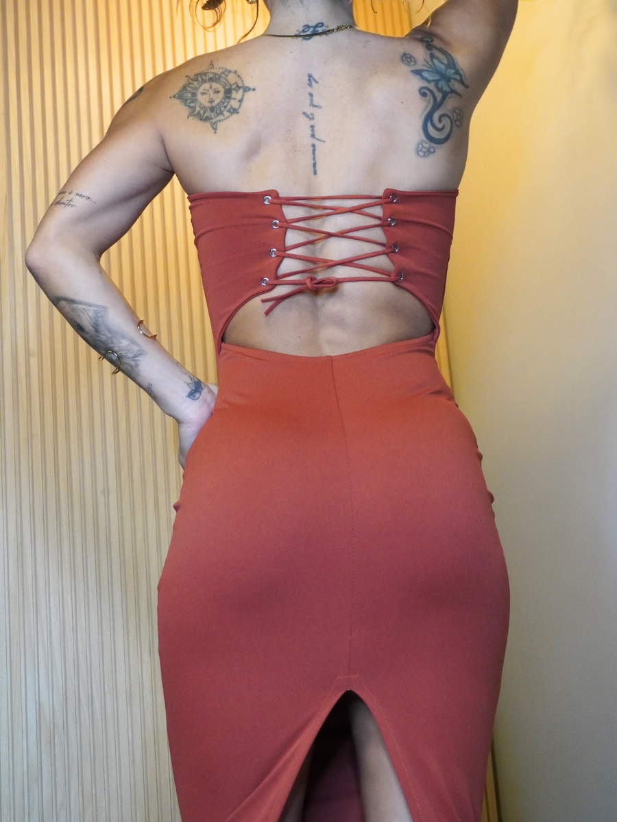 Abito In Lycra a Fascia
