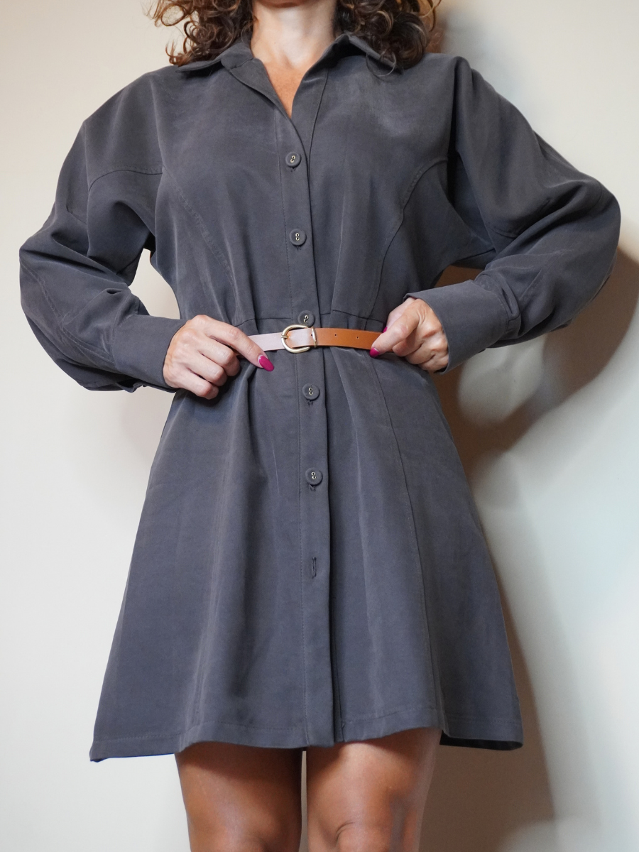 Abito Camicia con Cintura